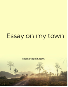 My town paragraph for class 6 My town paragraph for class 6 image