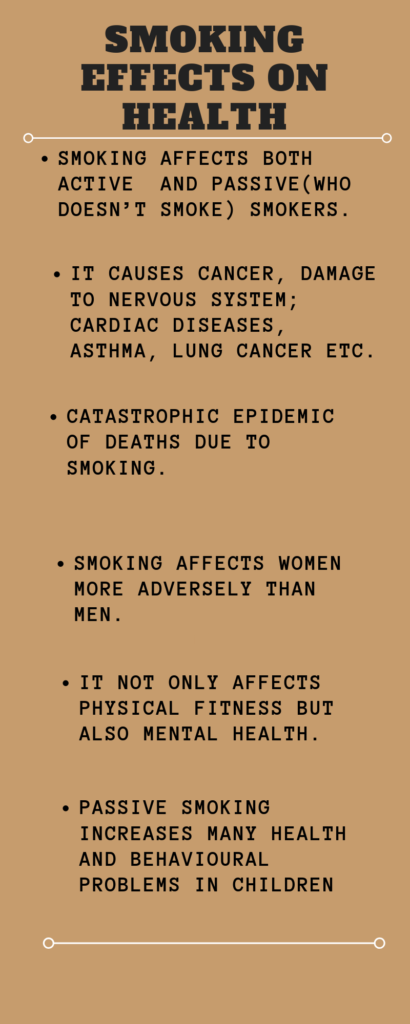 essay about smoking is bad for health