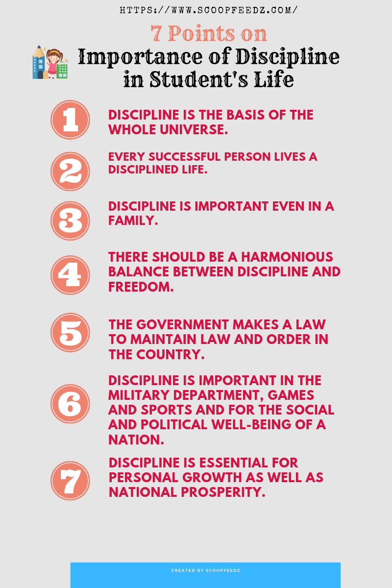 500 Words Essay On Importance Of Discipline 10 Lines Scoopfeedz
