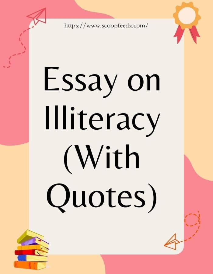 Essay on Illiteracy in India