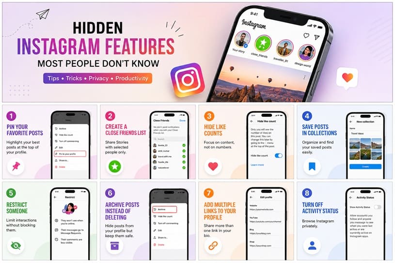 Hidden Instagram features most of the people don't know (2026 Guide) 1 Hidden Instagram features most of the people don't know (2026 Guide)